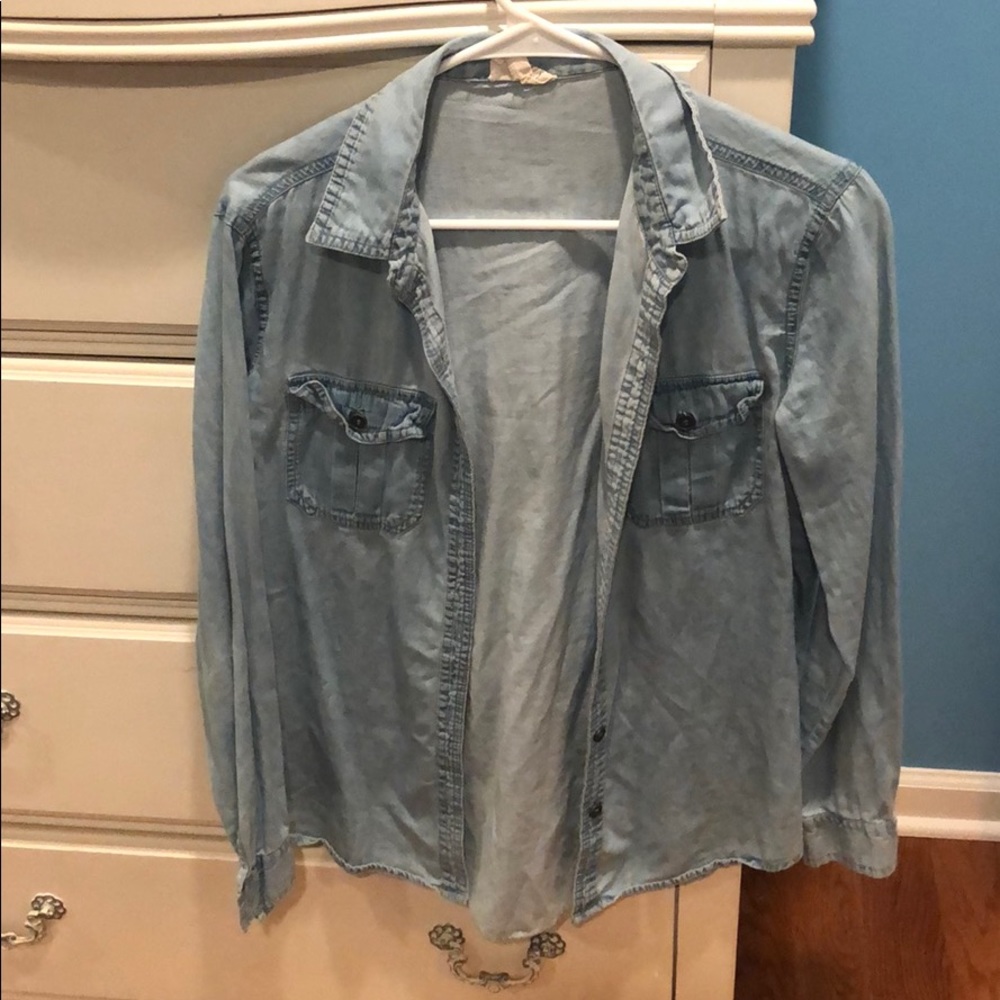 Button up flannel shirt